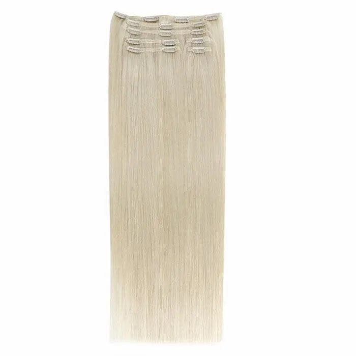 Extension Cheveux à Clip 100G Blond Platine