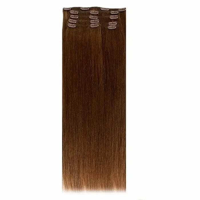 Extension Cheveux à clip 100G Marron