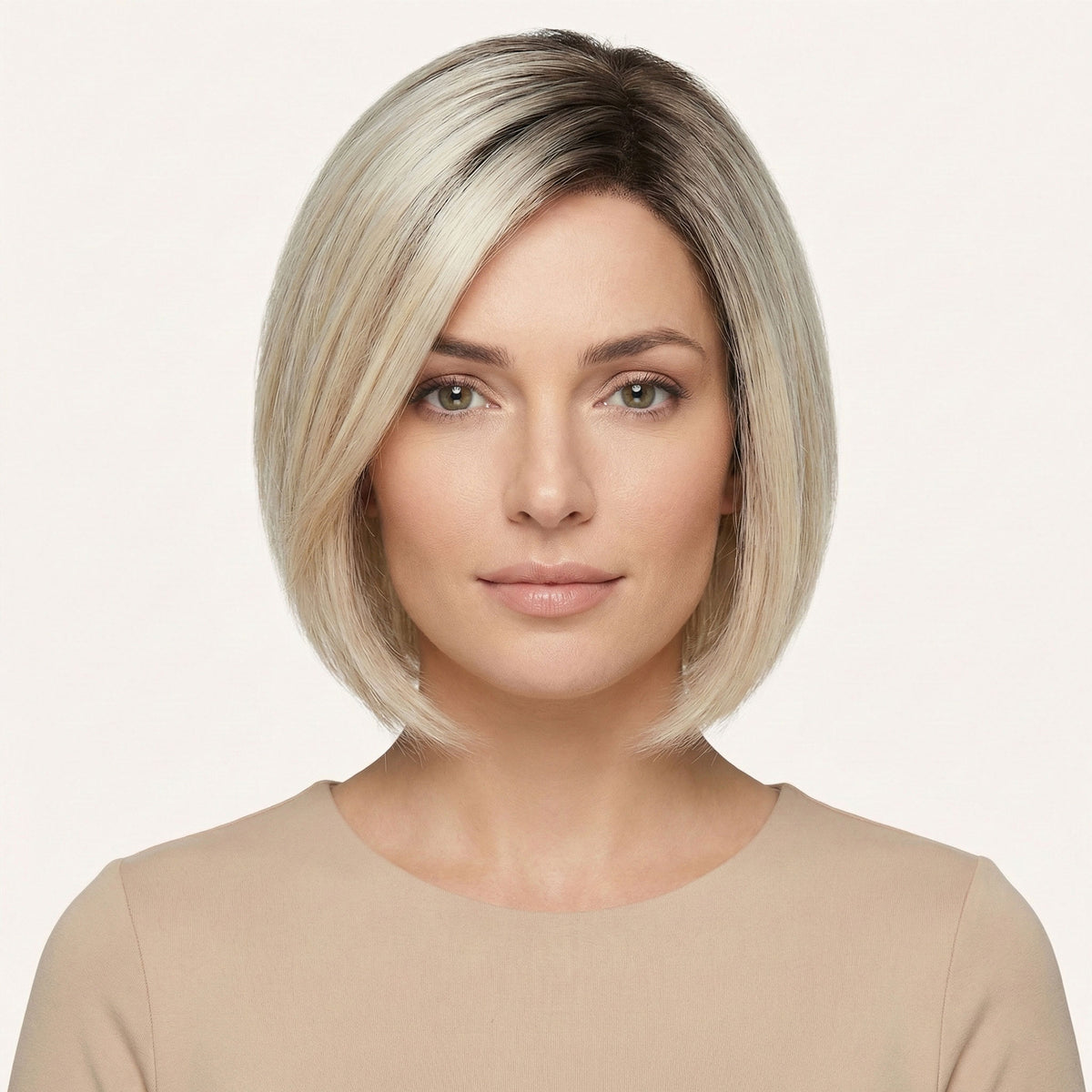 Perruque Naturelle Blonde Carré Court - Whitney