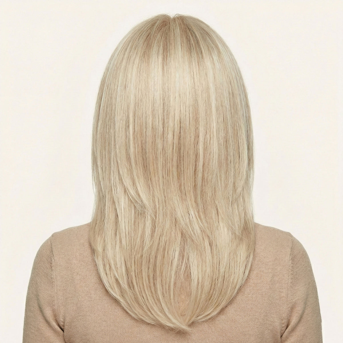 Perruque Synthétique Blonde Longue - Isra - dos