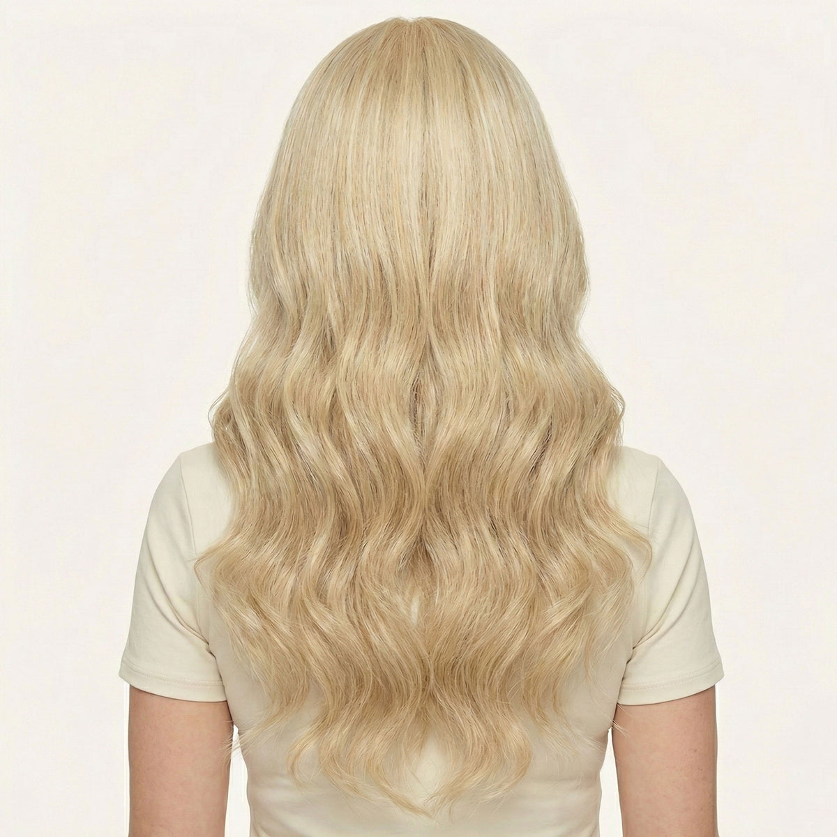 Perruque Synthétique Blonde Longue - Melusine - dos