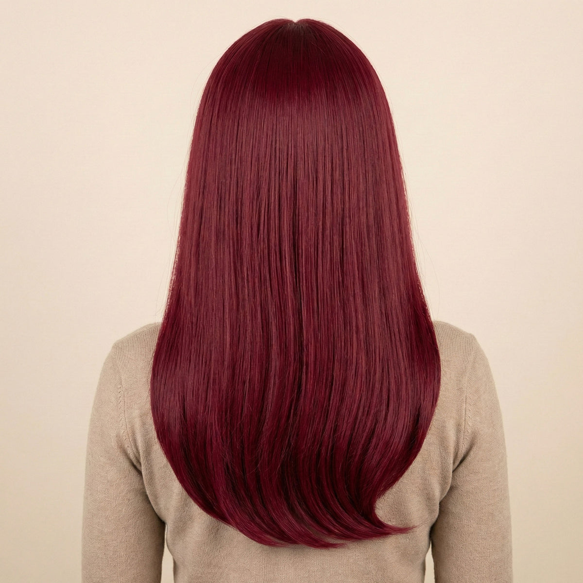 Perruque Synthétique Rouge Longue - Xiomara