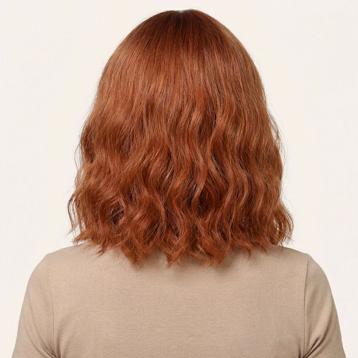 Perruque Synthétique Rousse Mi-Longue - Noémie