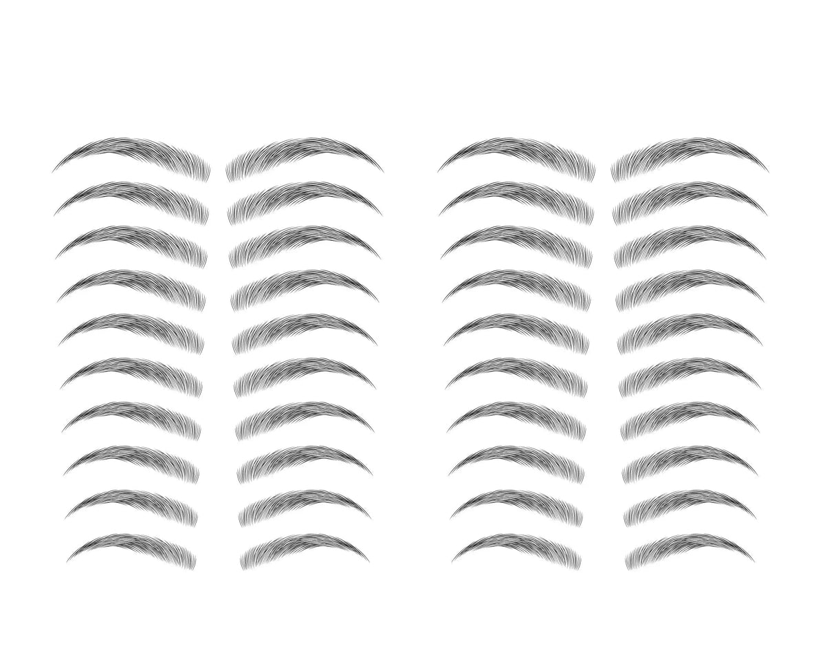 Tatouages Faux Sourcils Auto-collants – Pauline