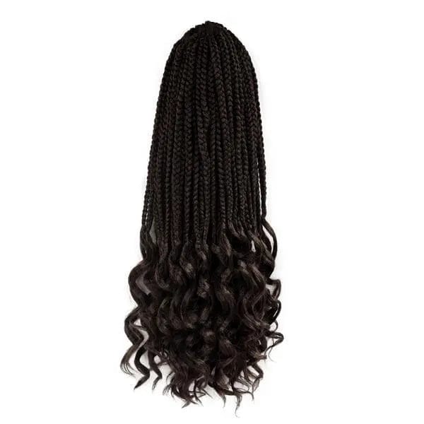Tresse Africaine Pointes Bouclées Châtain Foncé
