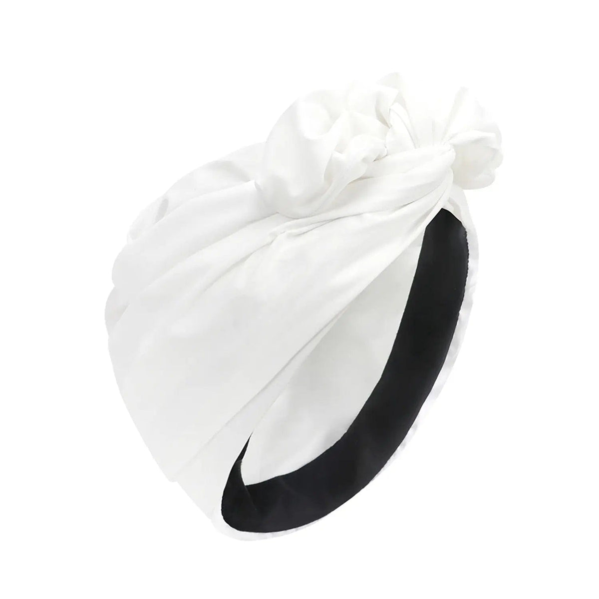 Turban Bouclé Blanc