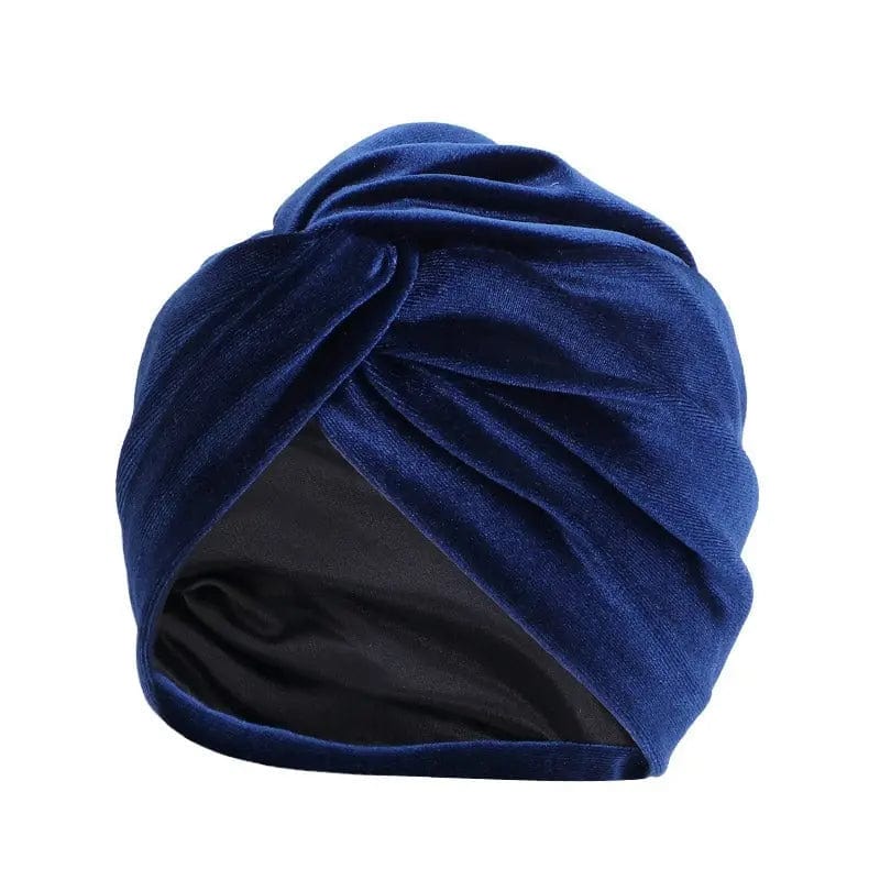 Turban Nœud Bleu
