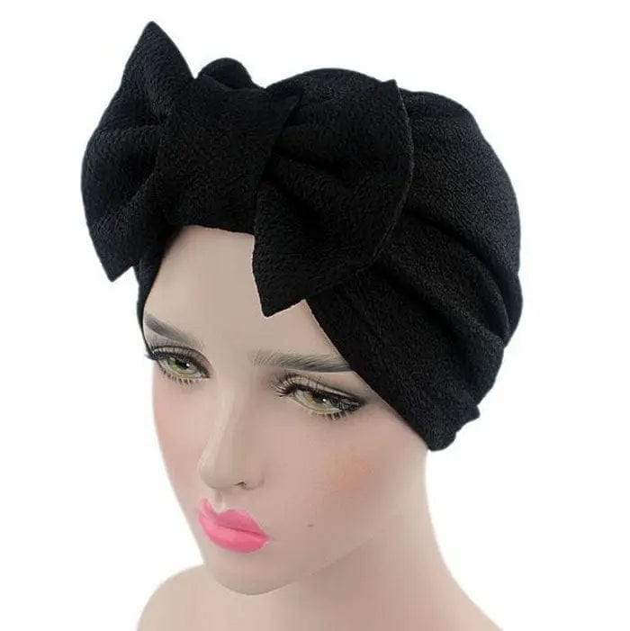 Turban Nœud Noir