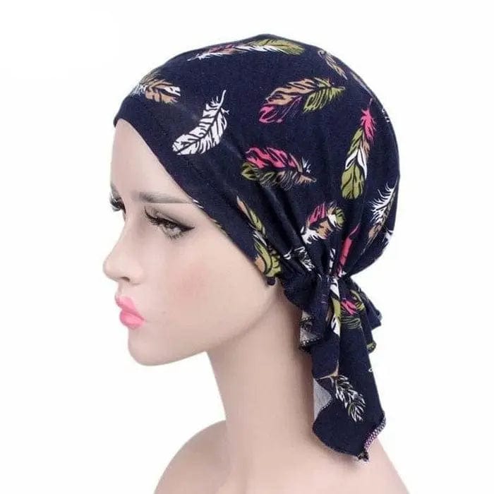 Foulard Turban Bleu Marine