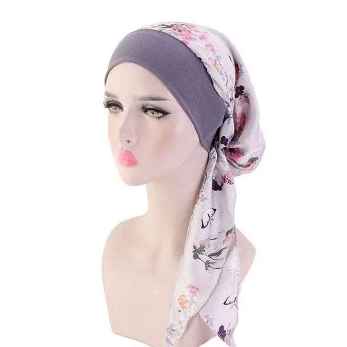 Foulard Turban Mauve
