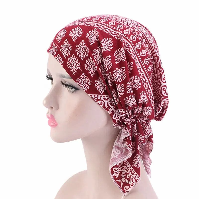 Foulard Turban Rouge