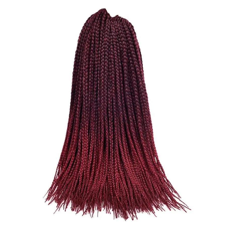 Mèches Crochet Box braids Rouge