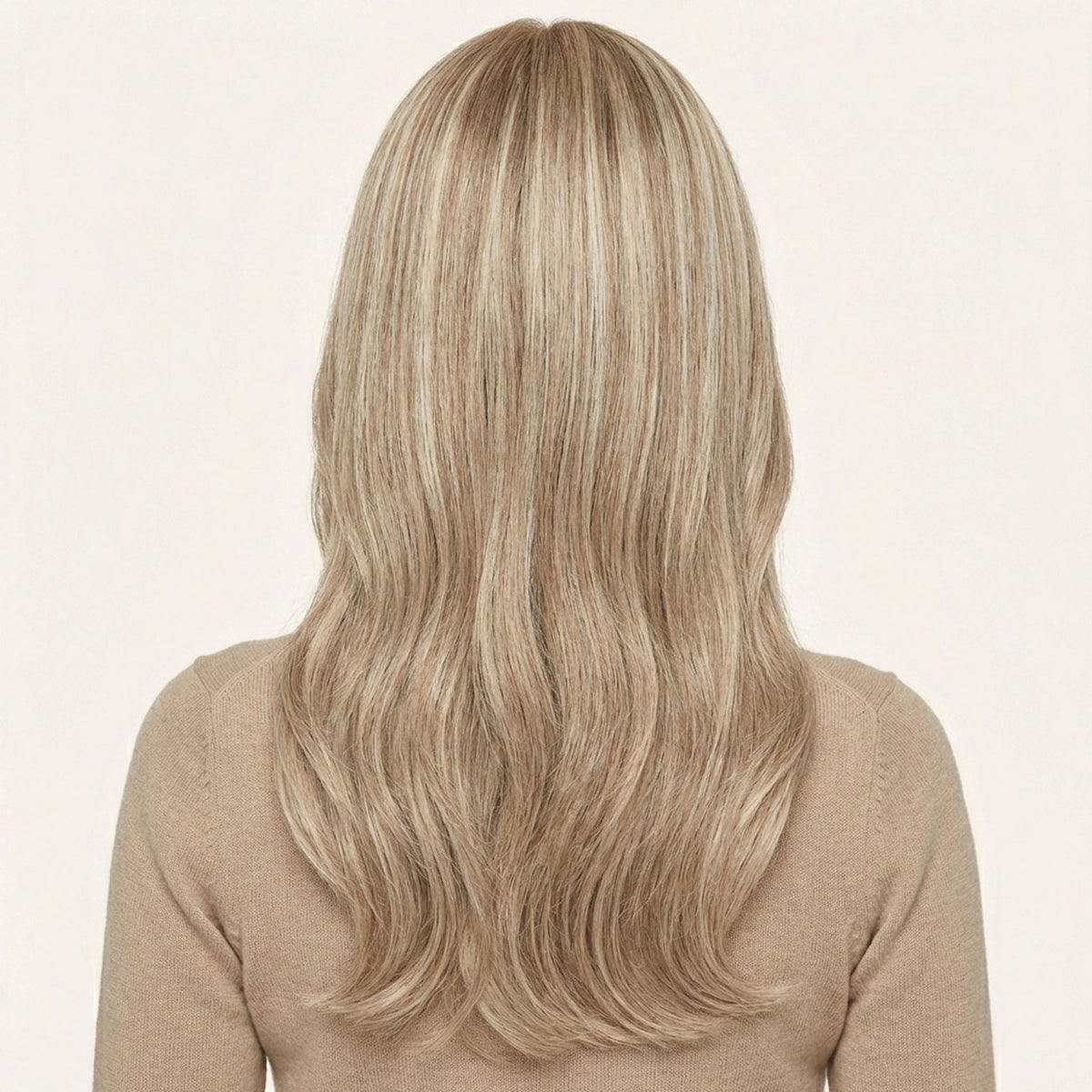 Perruque Naturelle Blonde Longue - Hortense - Dos
