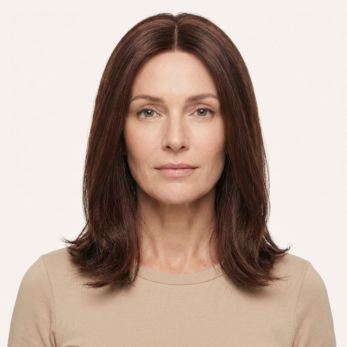 Perruque Naturelle Coupe Mi-Longue - Thalia