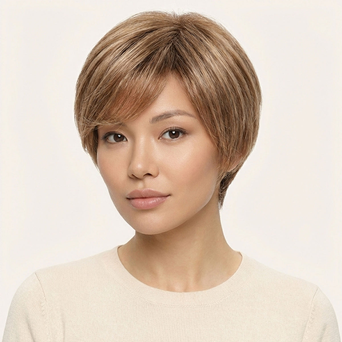 Perruque Naturelle Ombré Blond Courte - Vanessa