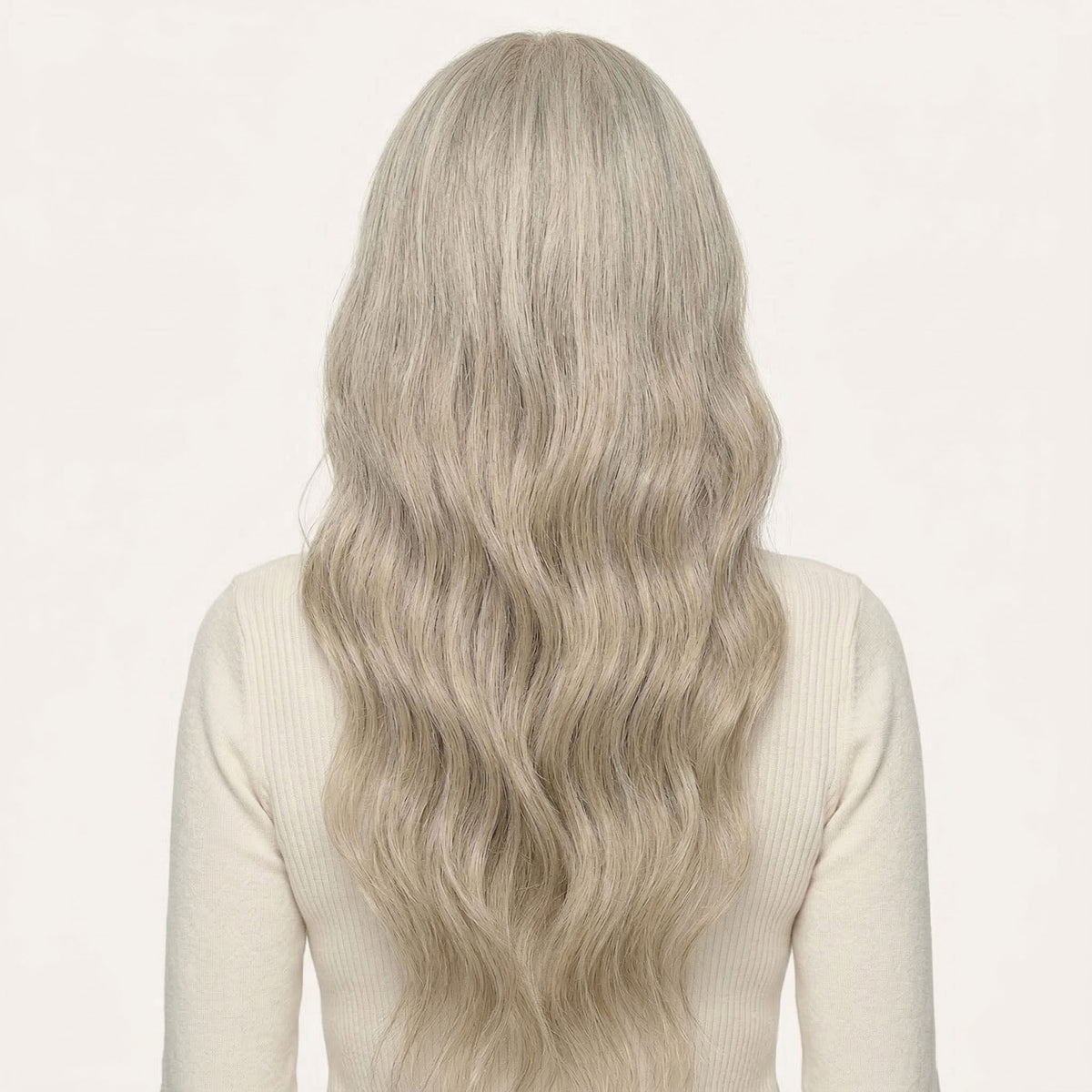 Perruque Synthétique Avec Bandeau Blond Longue - Luna - dos