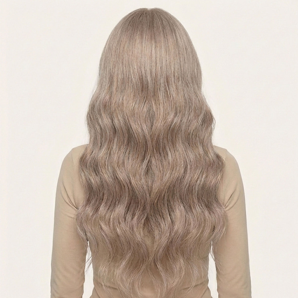 Perruque Synthétique Blonde Bouclée Longue - Gaëlle - dos