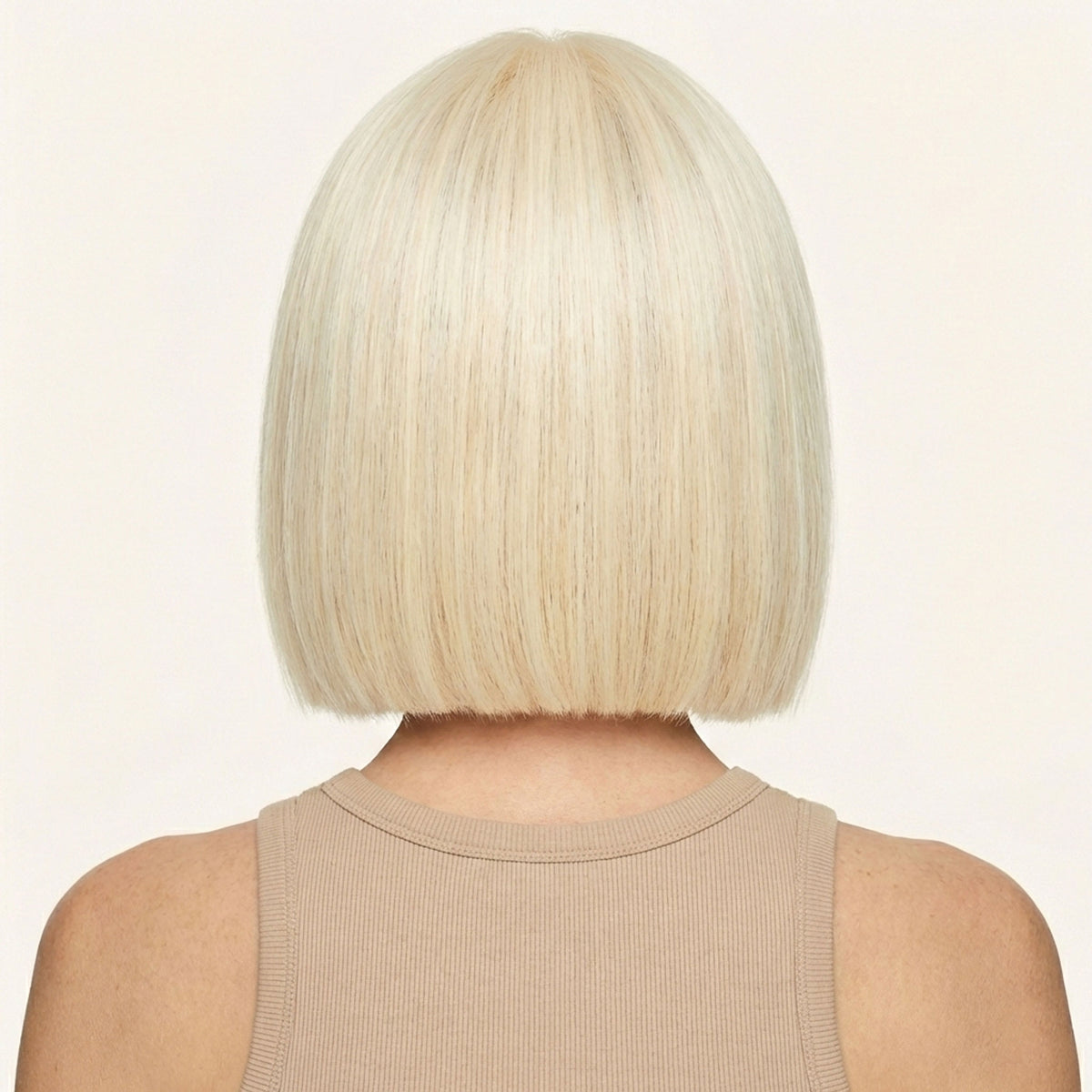 Perruque Synthétique Blonde Carré Court - Gisèle - dos