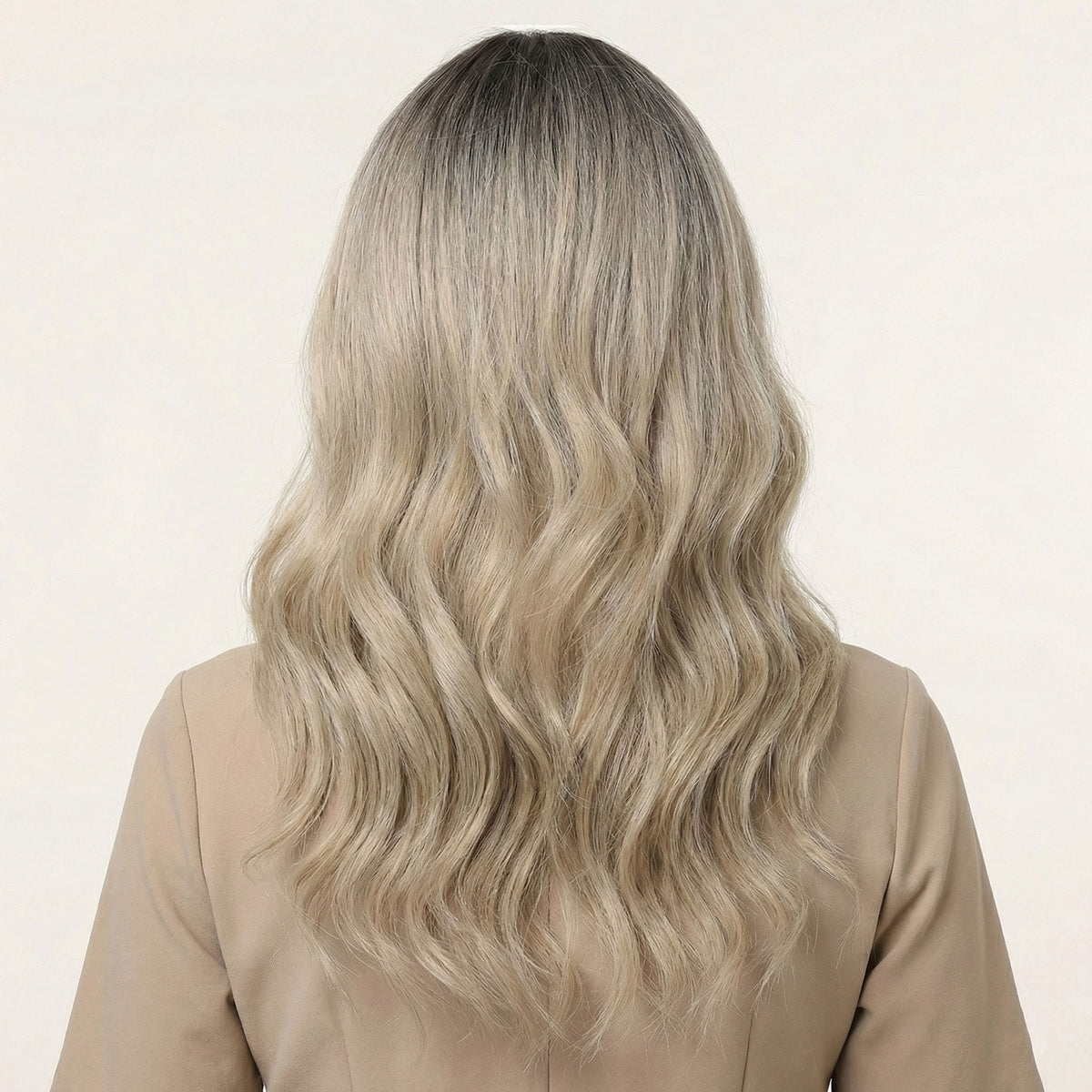 Perruque Synthétique Blonde Carré Mi-Long - Elora - dos