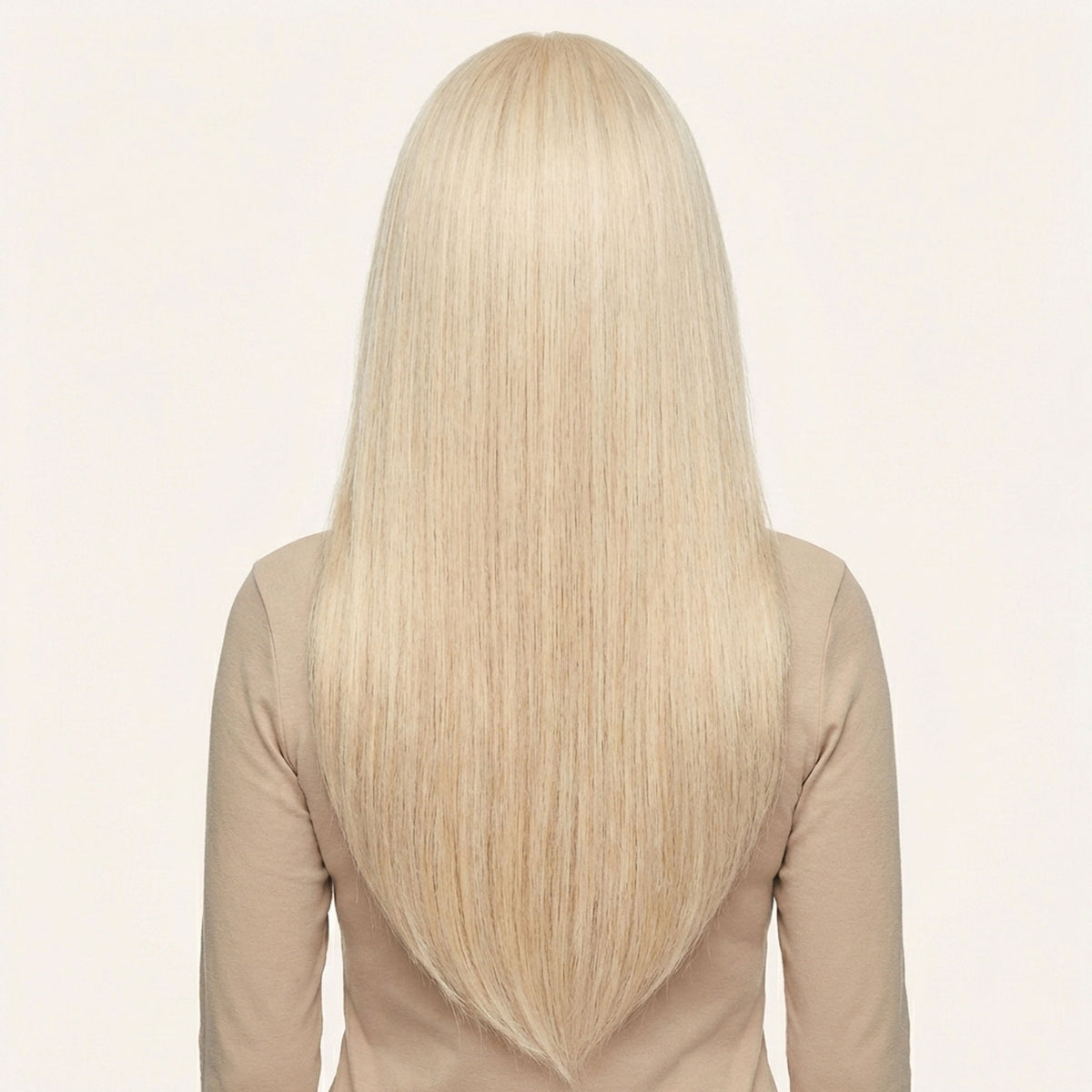 Perruque Synthétique Blonde Longue - Béatrice - dos