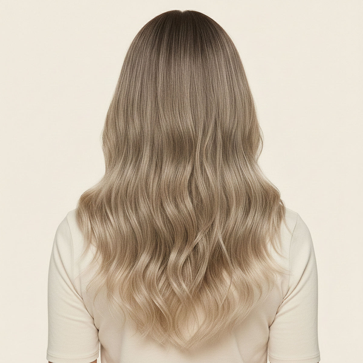 Perruque Synthétique Blonde Longue - Dagny - dos
