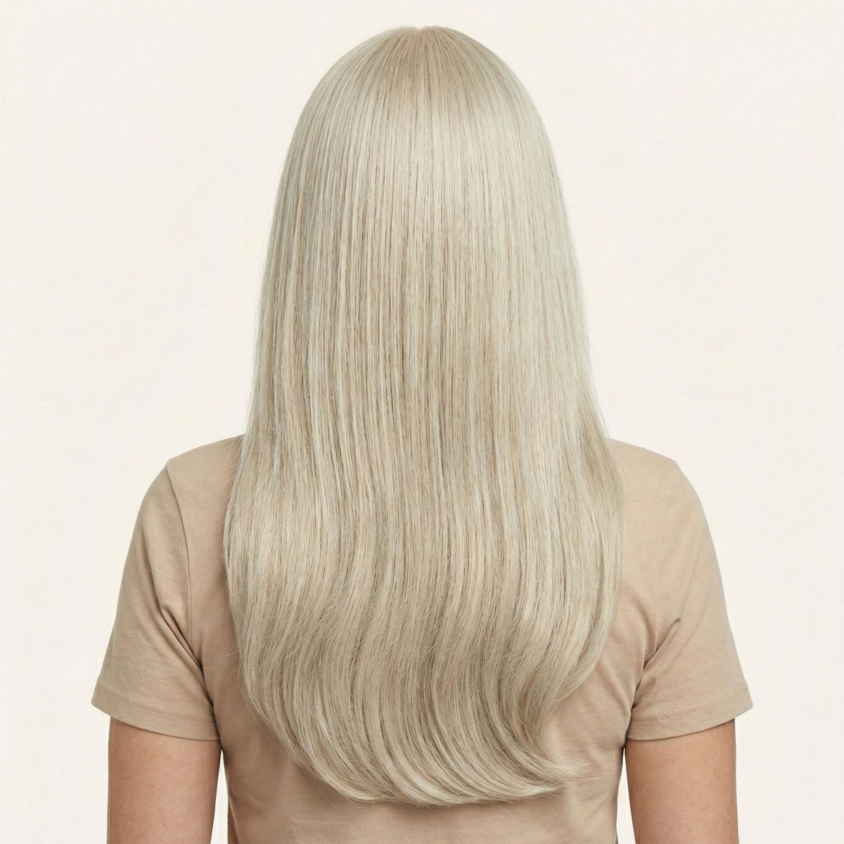 Perruque Synthétique Blonde Longue - Delphine - dos
