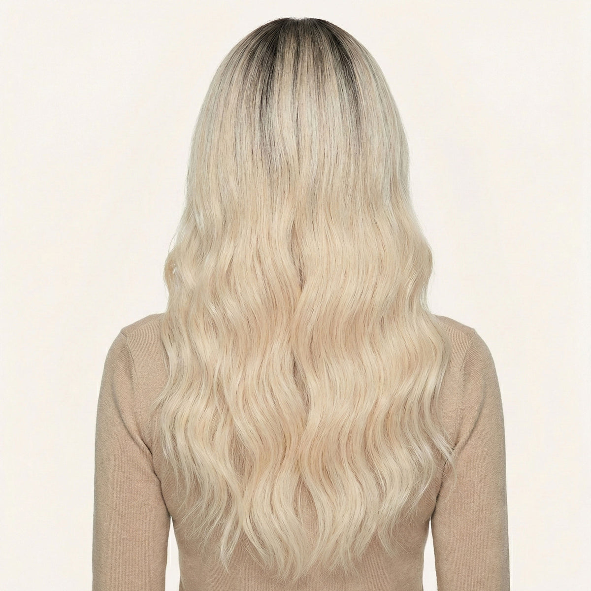 Perruque Synthétique Blonde Longue - Fionnuala - dos
