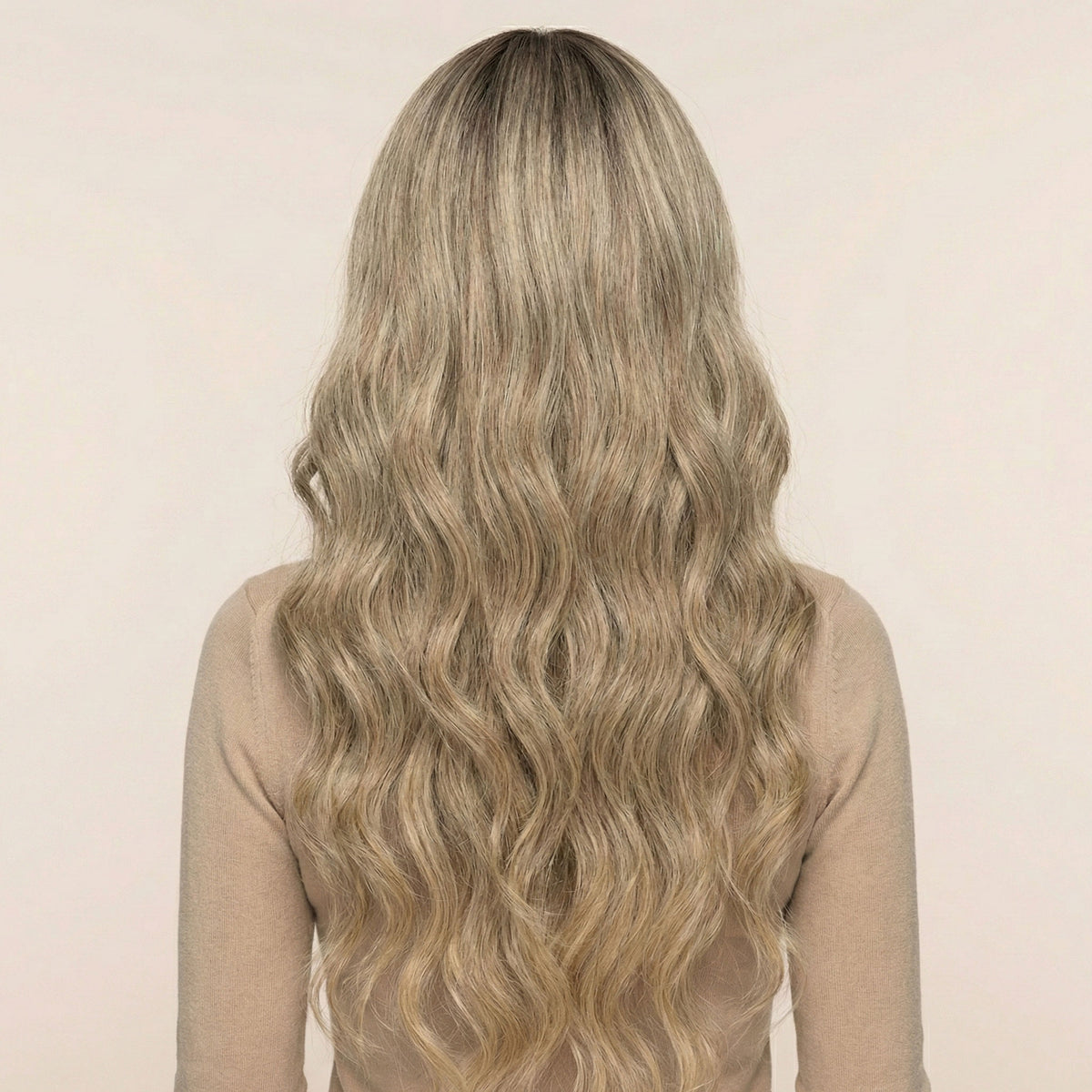 Perruque Synthétique Blonde Longue - Fiora - dos