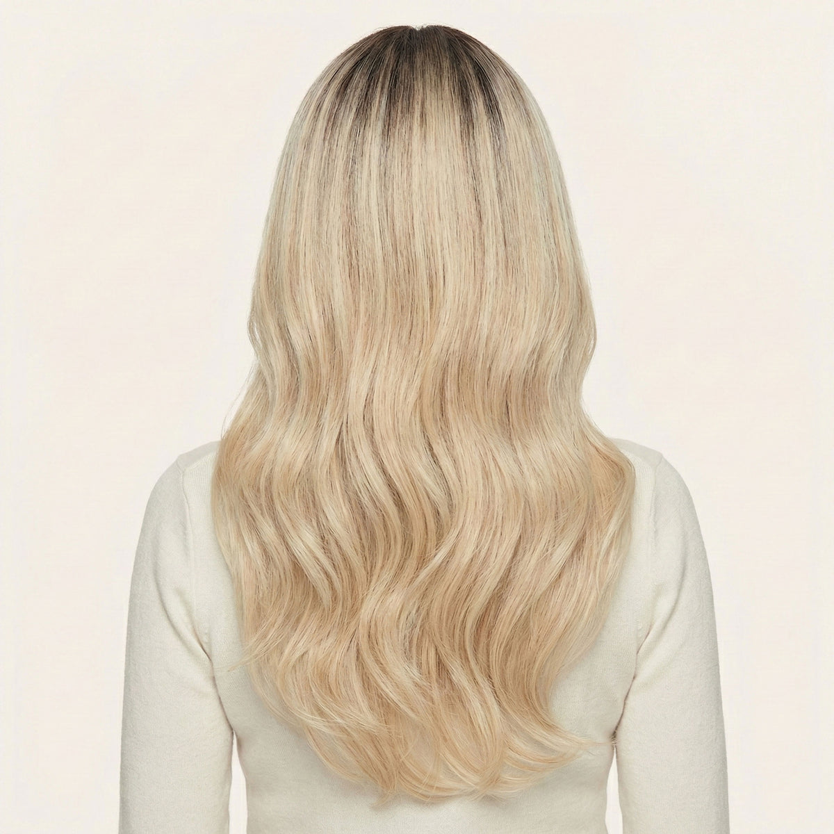 Perruque Synthétique Blonde Longue - Katell - dos