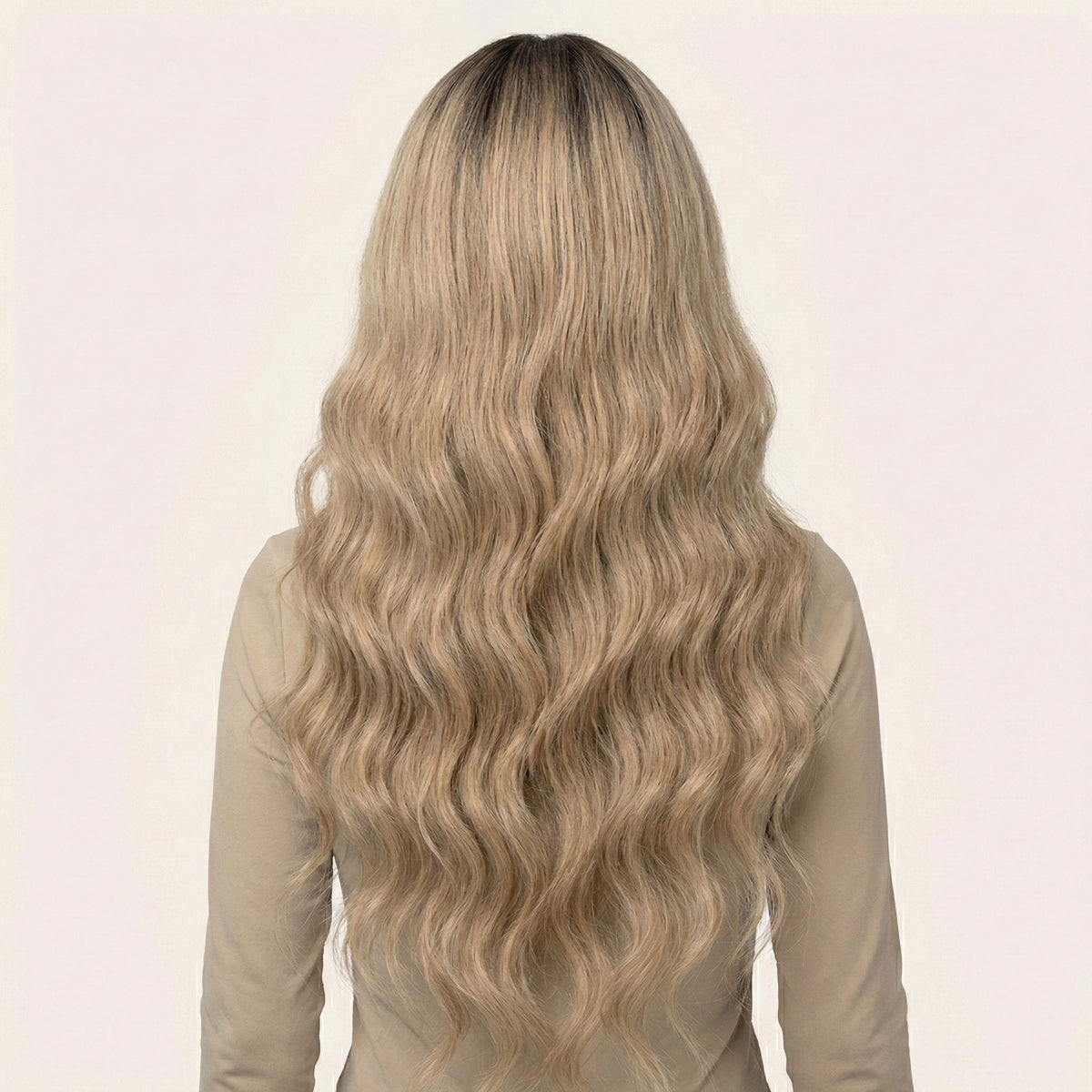 Perruque Synthétique Blonde Longue - Tamsin - dos