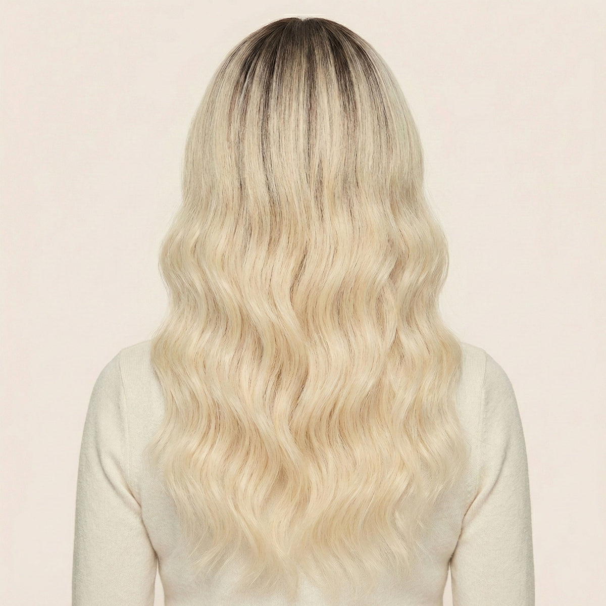 Perruque Synthétique Blonde Longue - Willow - dos