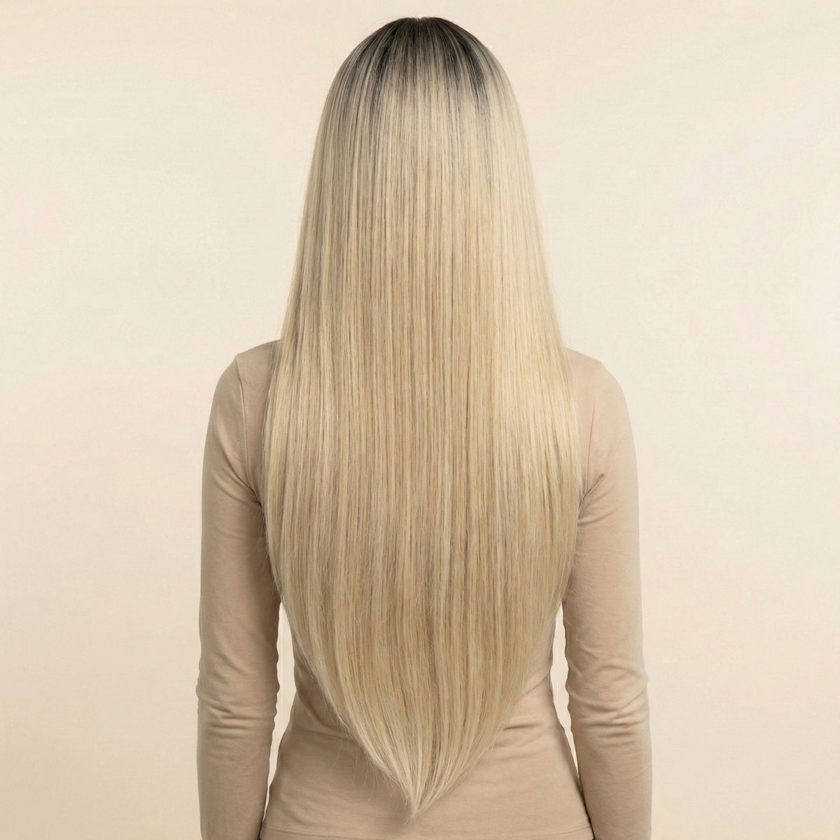 Perruque Synthétique Blonde Longue - Ysabel - dos