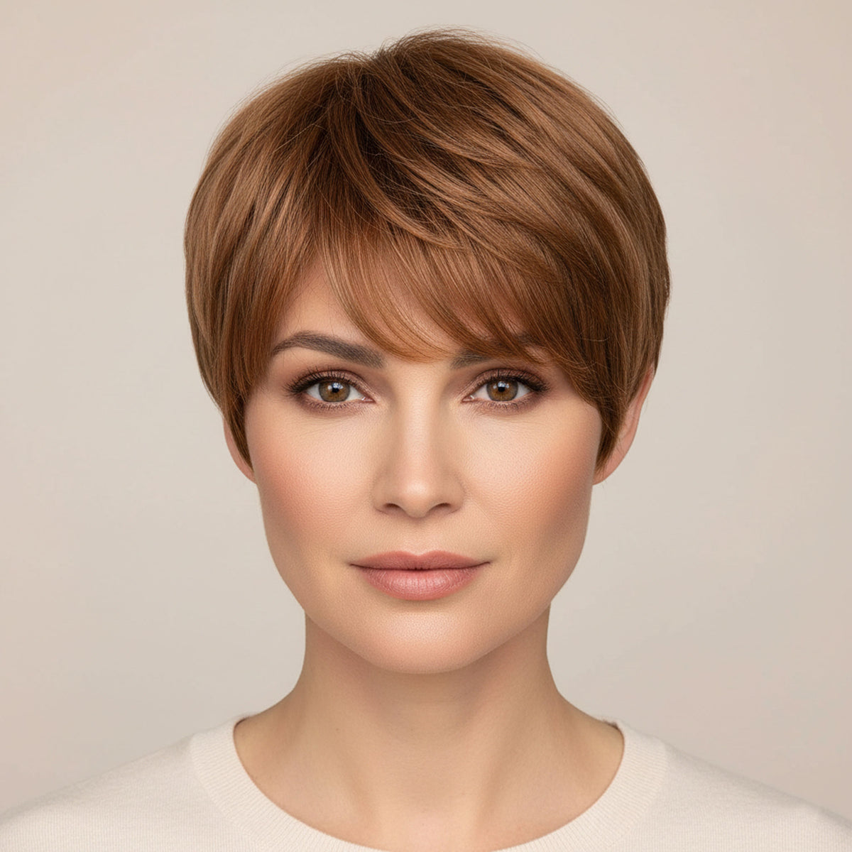 Perruque Synthétique Brune Courte - Wendy