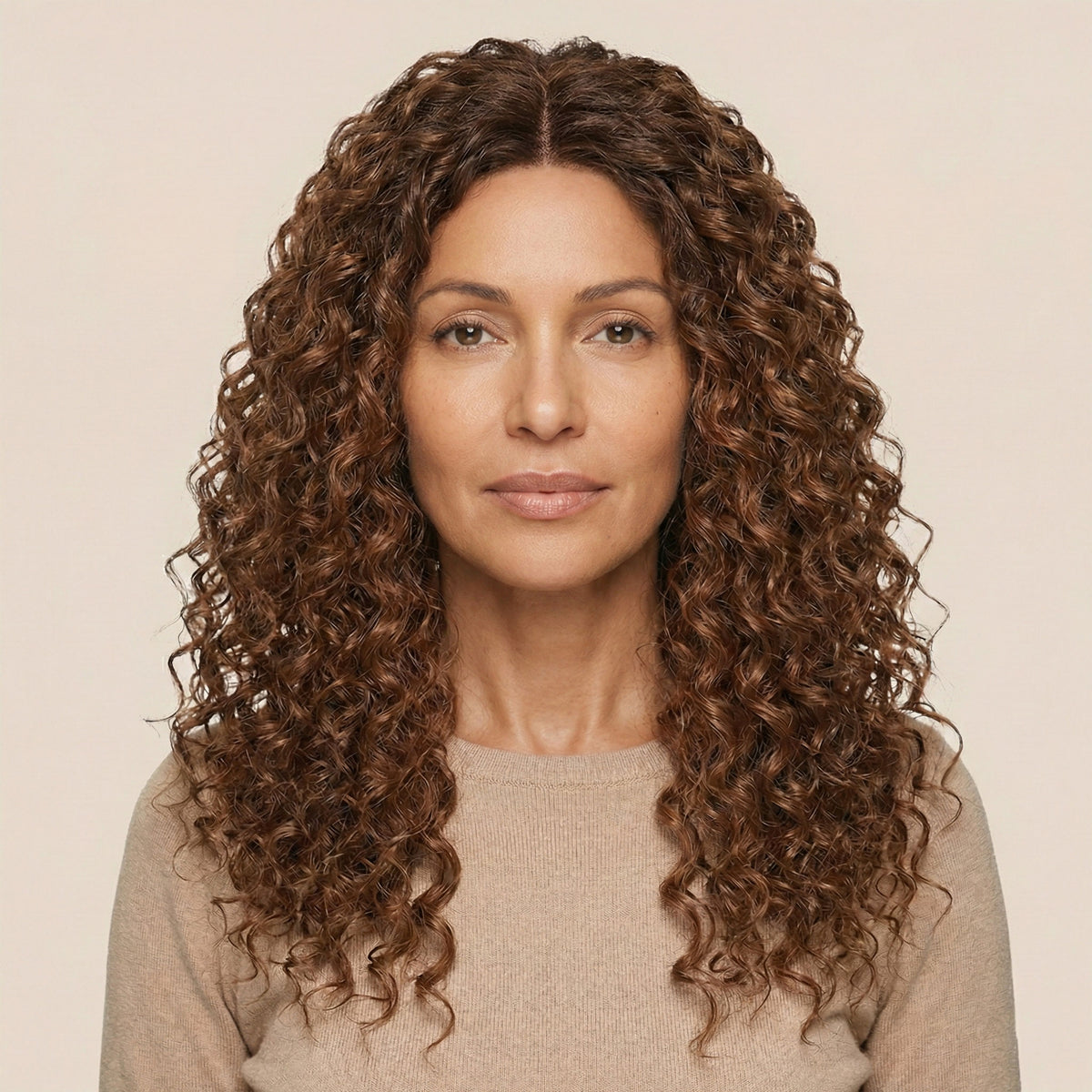 Perruque Synthétique Brune Longue - Jovita