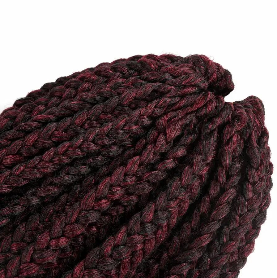 Tresse Africaine Pointes Bouclées Bordeaux