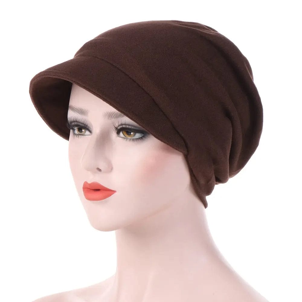 Turban Casquette Marron