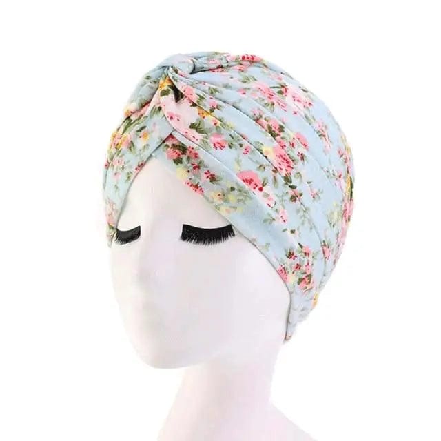 Turban Coton Turquoise
