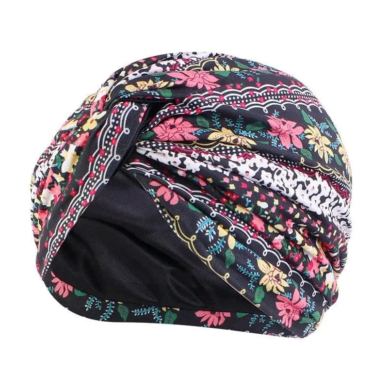 Turban Nœud Fleuri